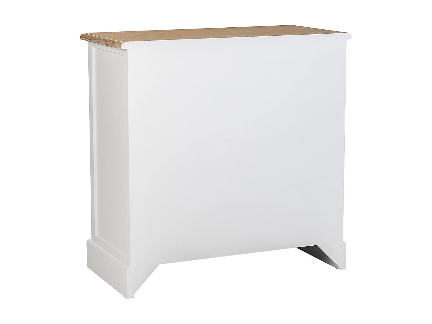 Cómoda de madera blanca 80x40x80