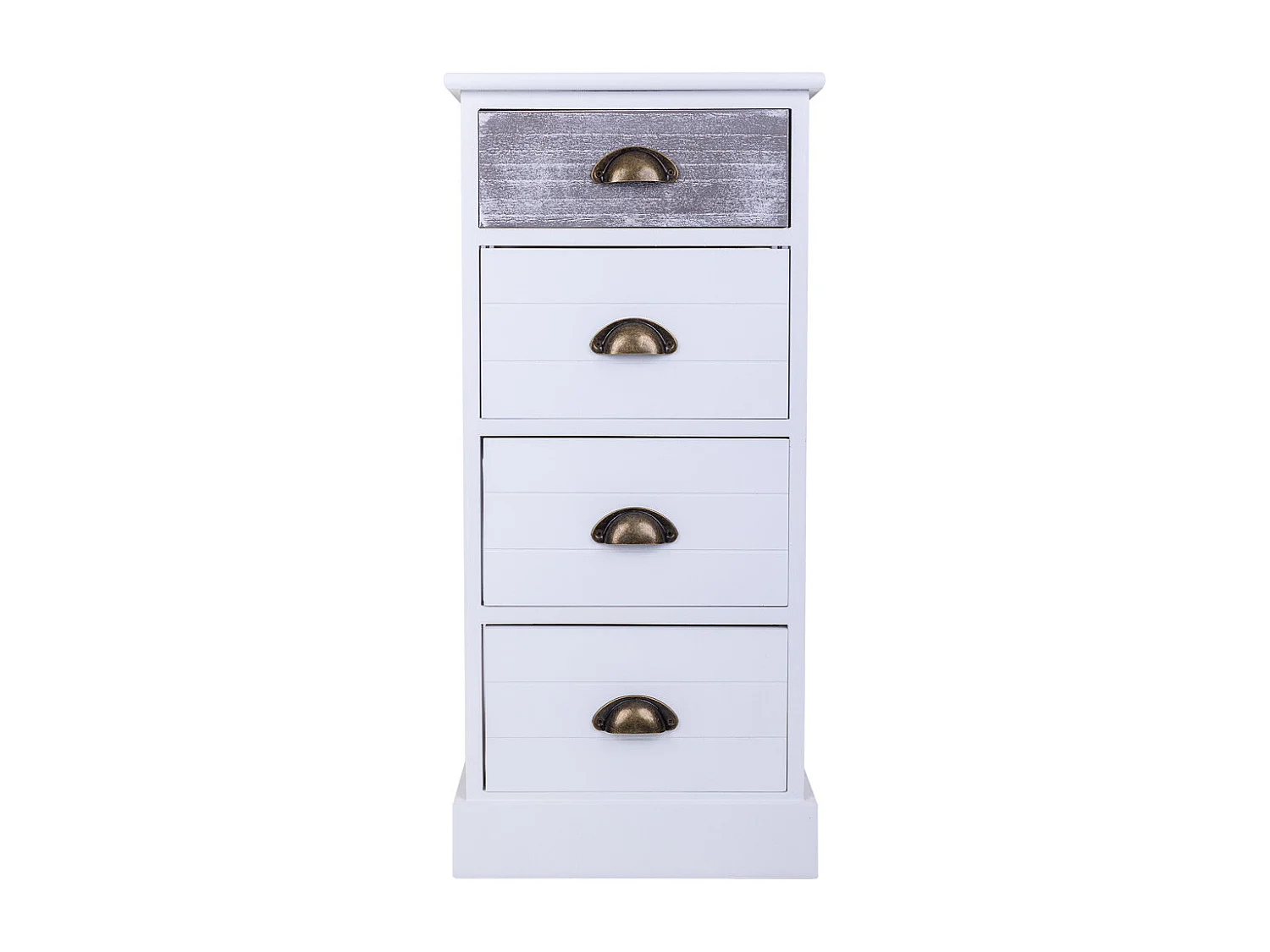 Chiffonnier en bois blanc 35x25x76h