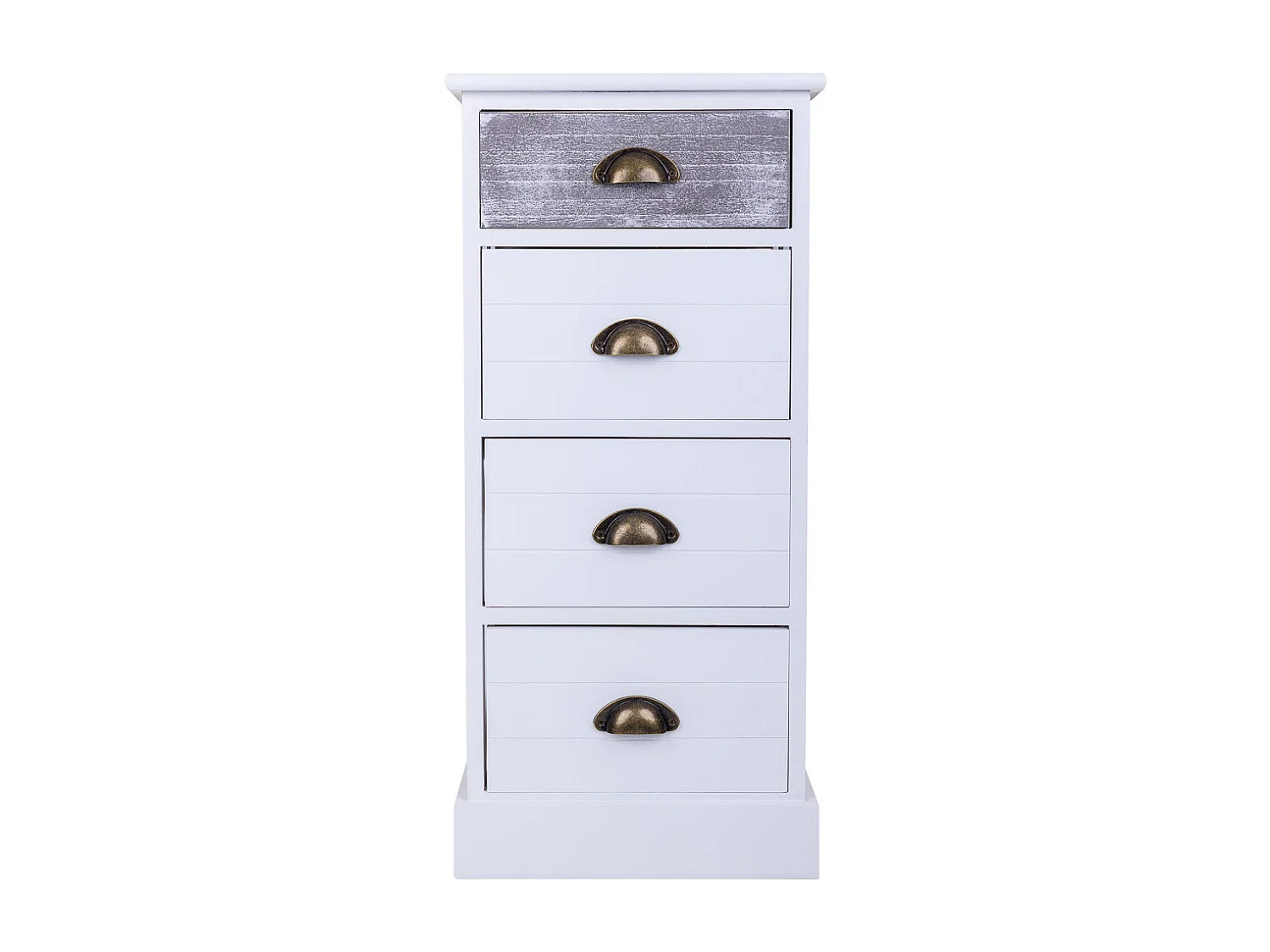 Chiffonnier en bois blanc 35x25x76h