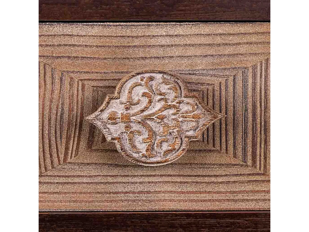 CassaSgabello in legno marrone 45x40x110h