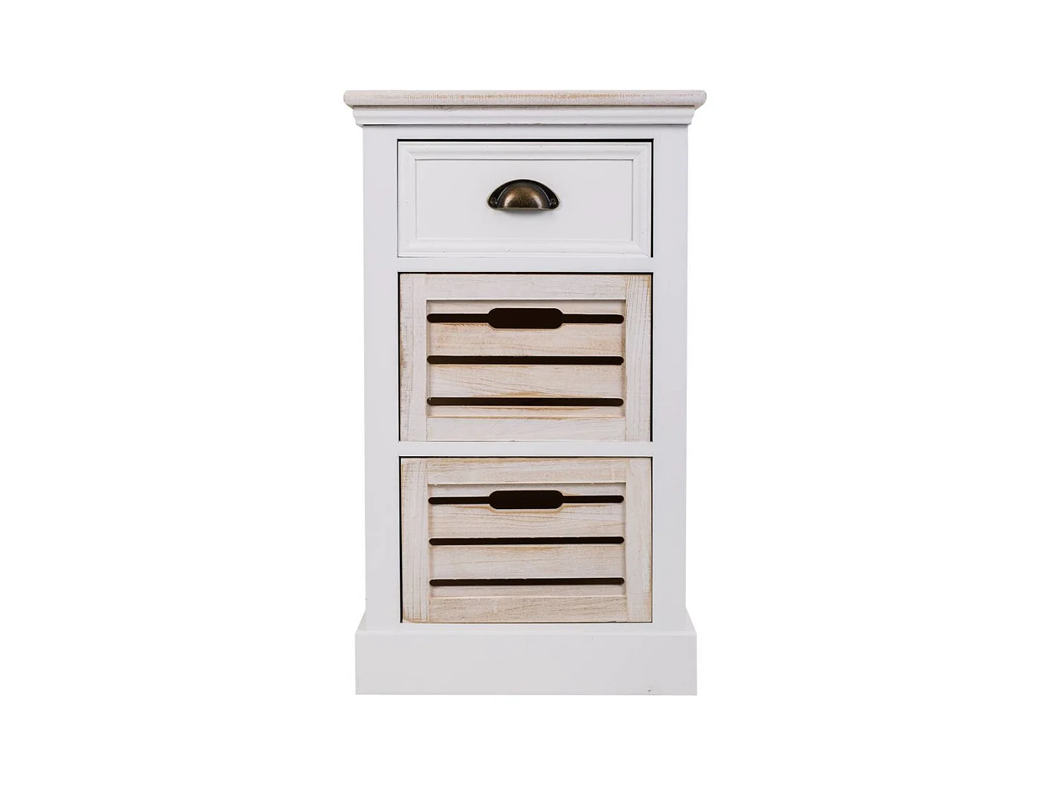 Commode en bois blanc 40x30x68h