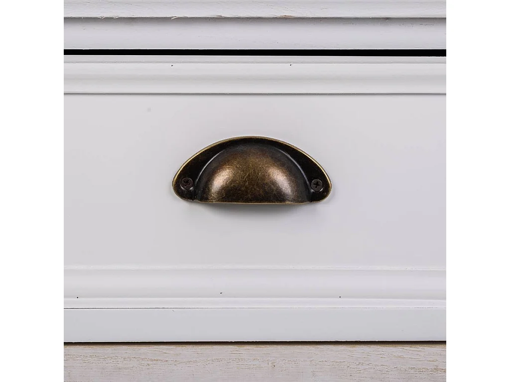 Cassettiera in legno bianco 40x30x68h