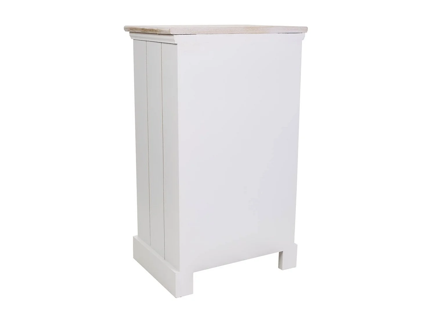 Cassettiera in legno bianco 40x30x68h