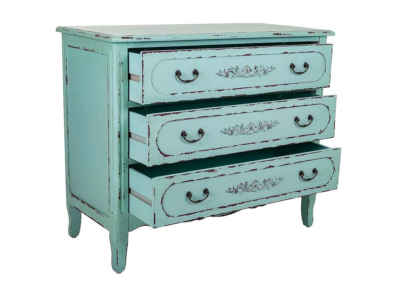 Commode en bois 90x42x76h