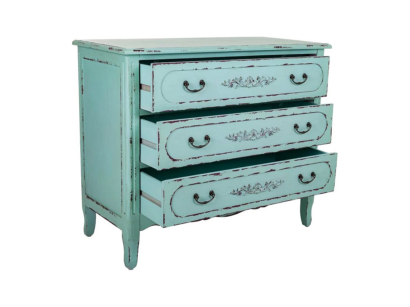 Holzkommode 90x42x76h cm