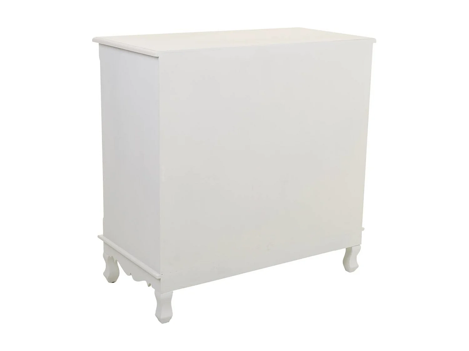 Cômoda de madeira branca 80,5x40x81