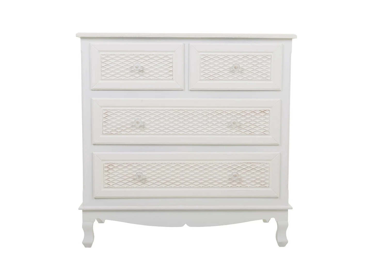 Commode en bois blanche 80.5x40x81h