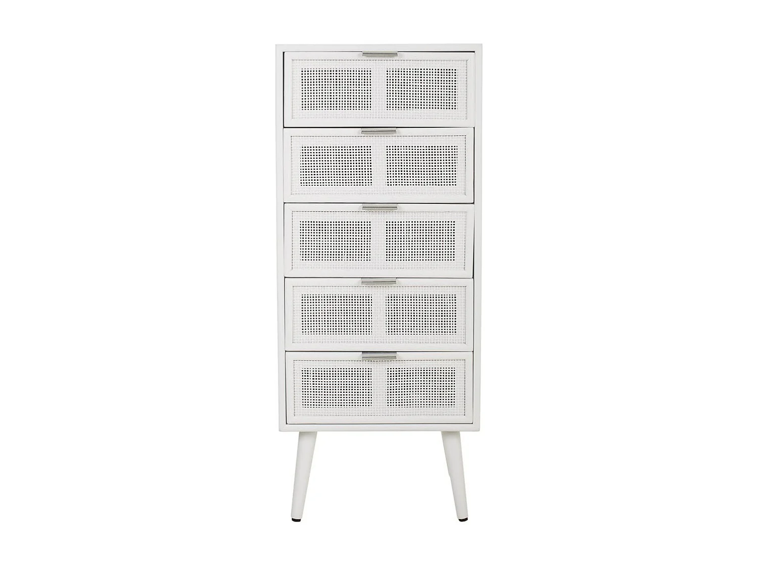 Sinfonista de madeira e malha branca 42x36,5x100,5