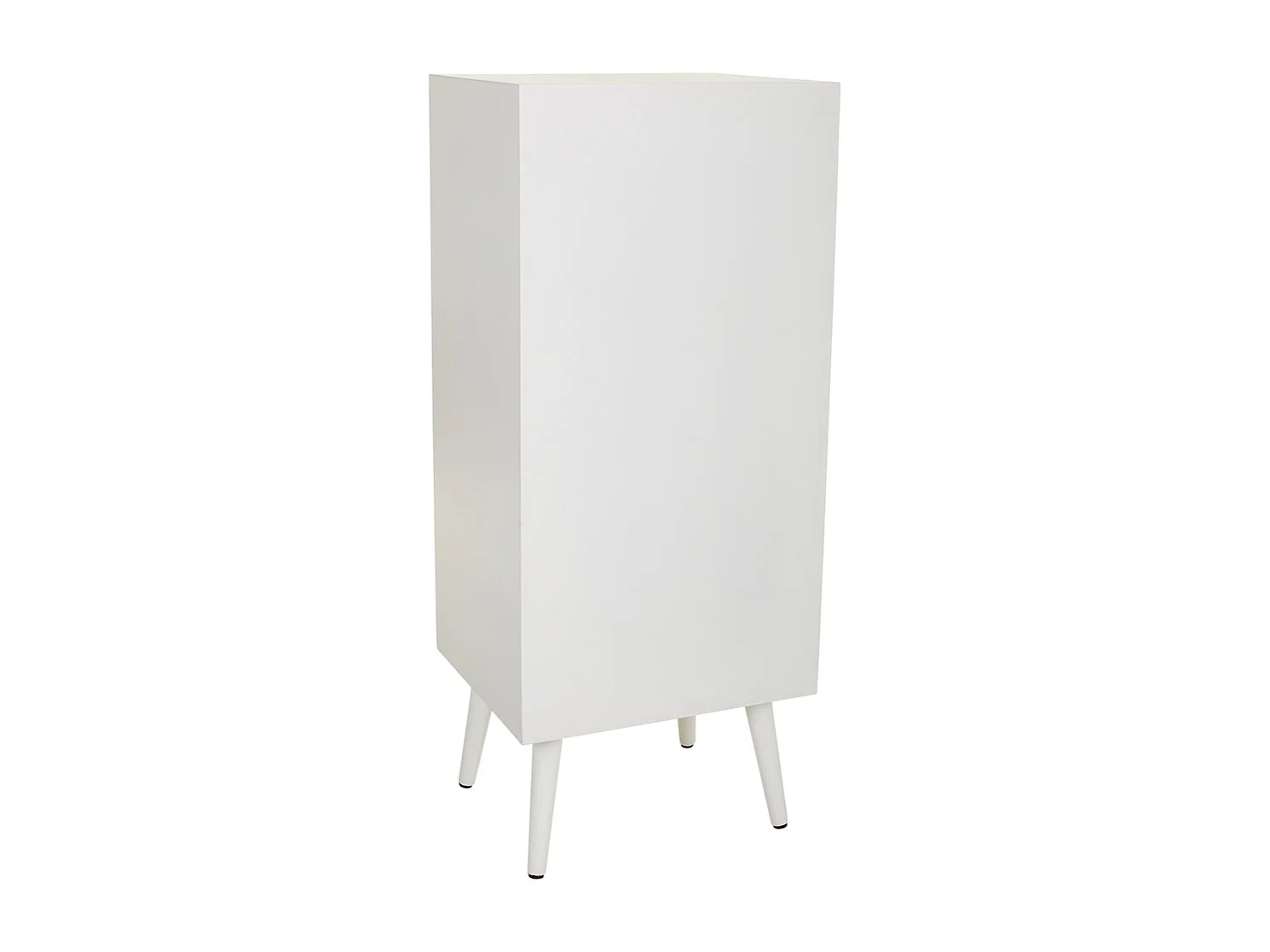 Sinfonier de madera y rejilla blanco 42x36.5x100.5