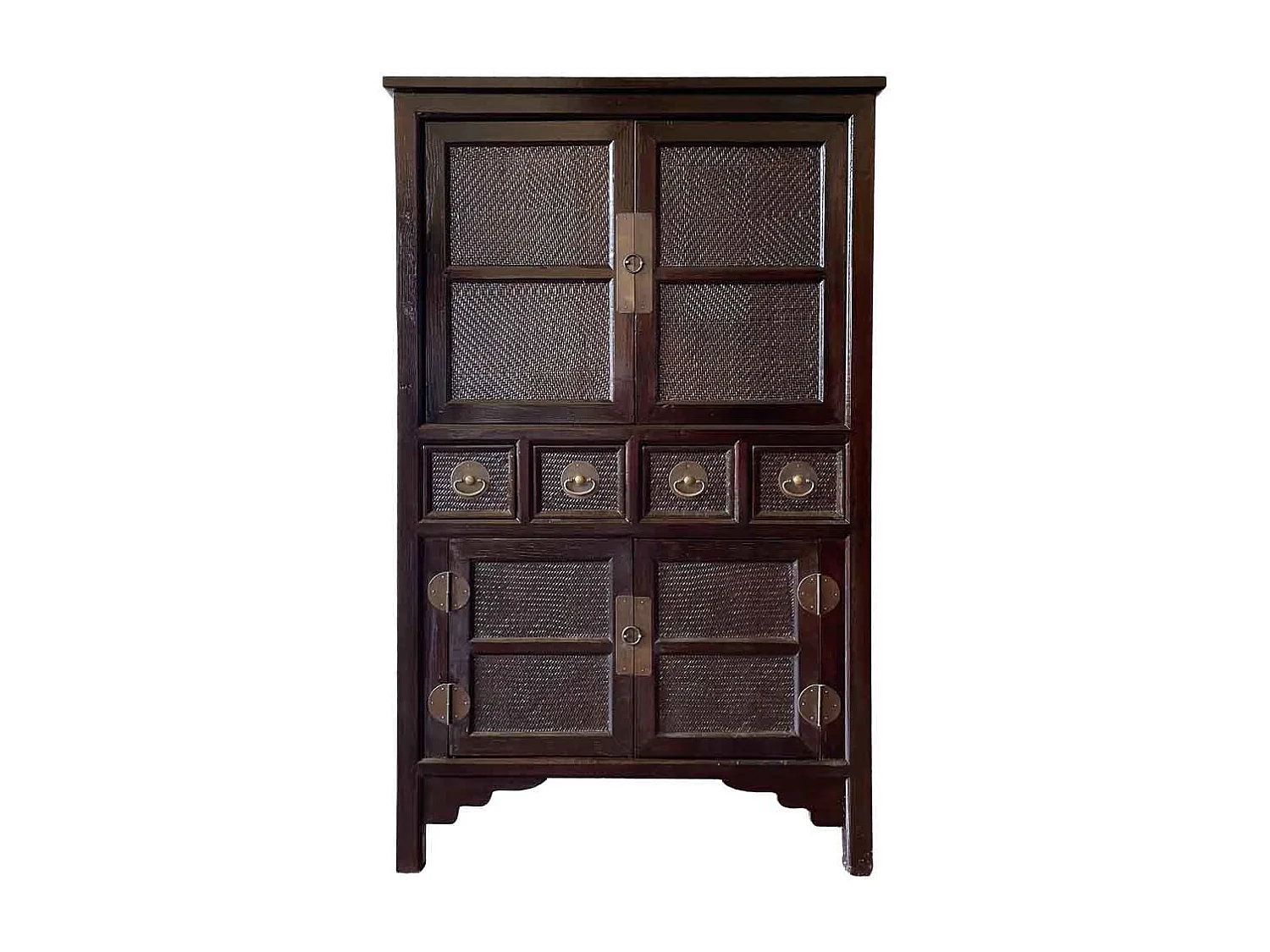 Brauner Holzschrank 100x62x160h cm