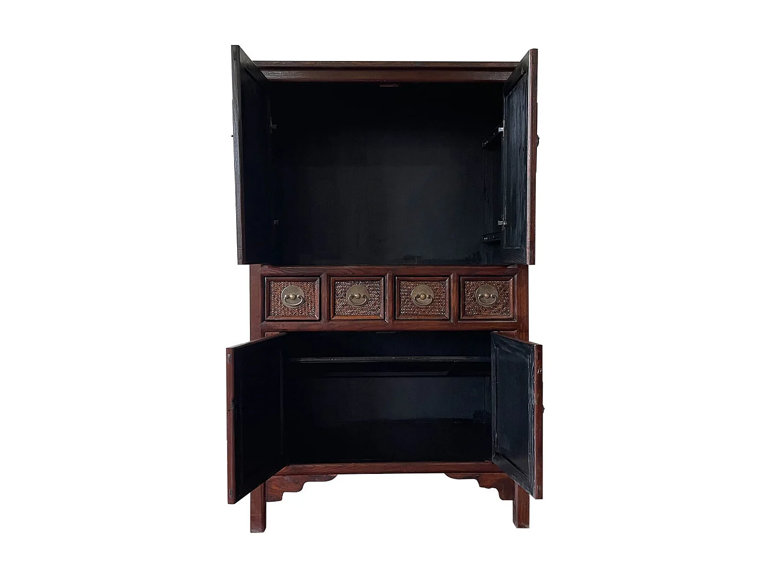 Brauner Holzschrank 100x62x160h cm