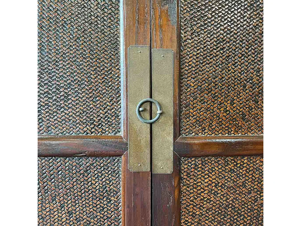 Brauner Holzschrank 100x62x160h cm