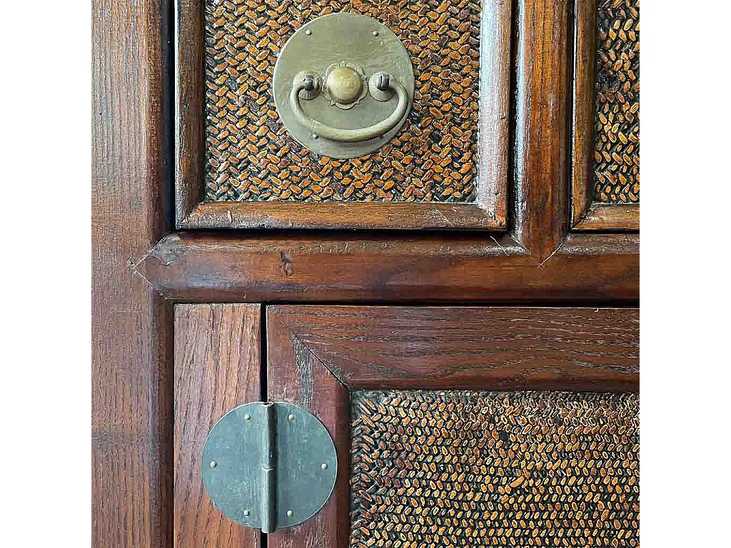 Brauner Holzschrank 100x62x160h cm