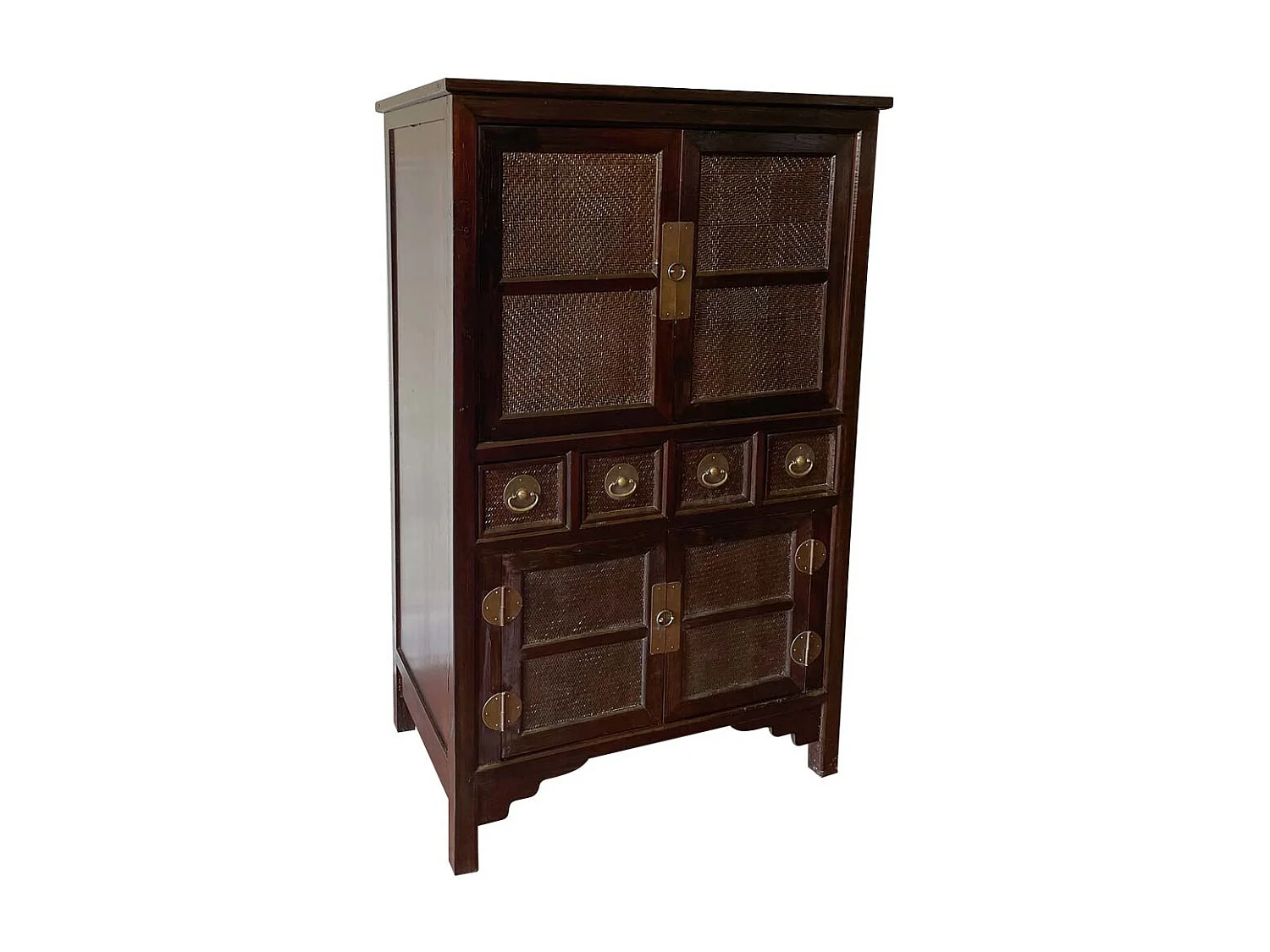 Armario de madera marrón 100x62x160