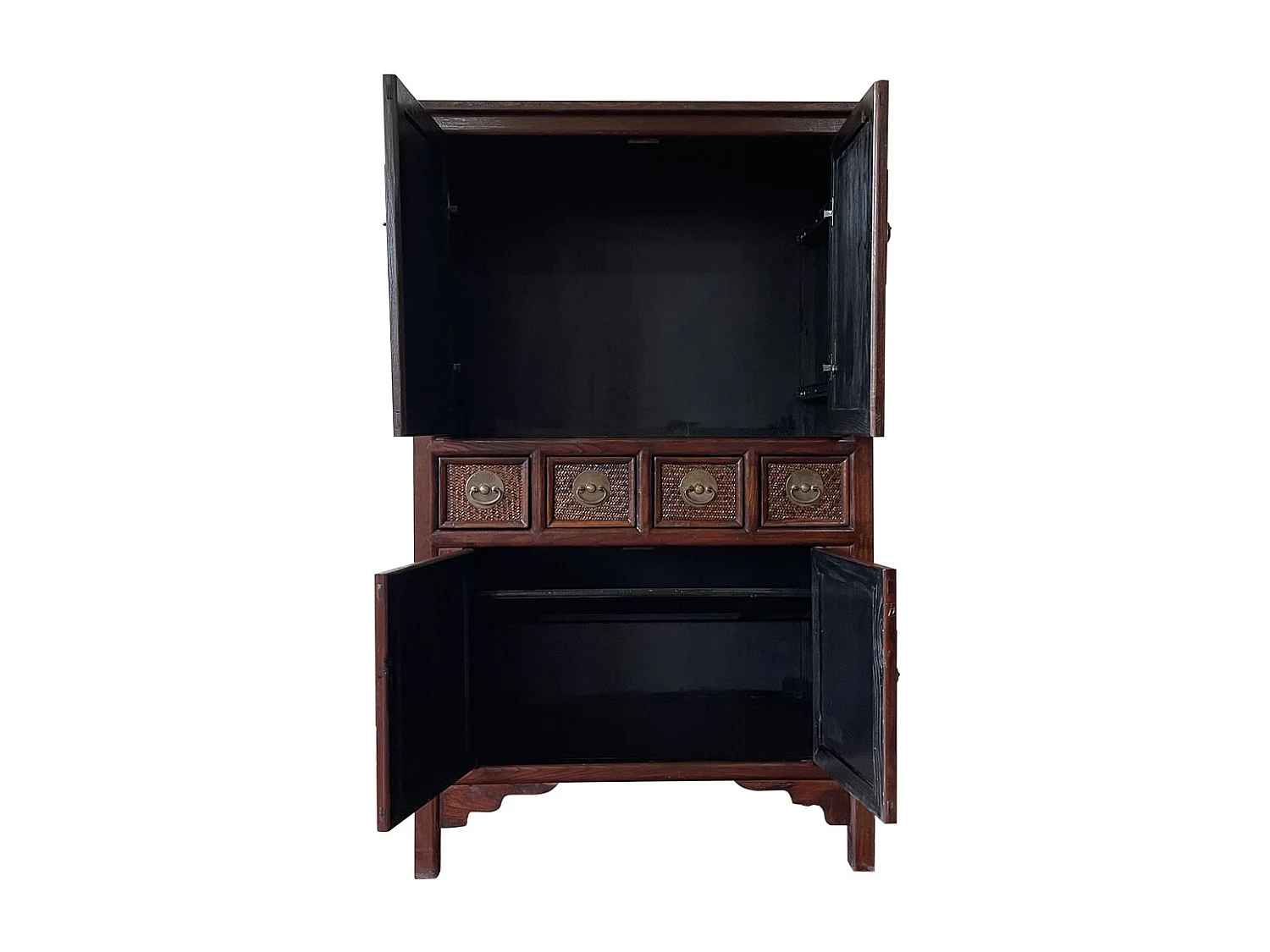 Armario de madera marrón 100x62x160