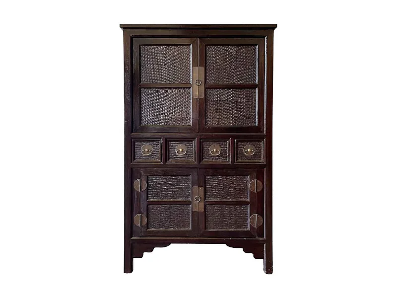 Armario de madera marrón 100x62x160