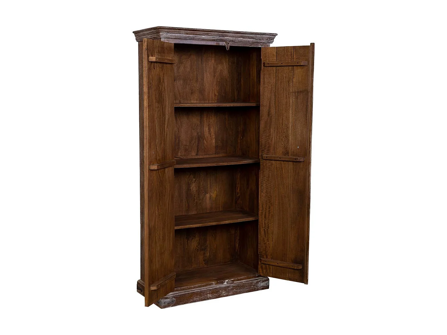 Armoire en bois marron 90x40x180h