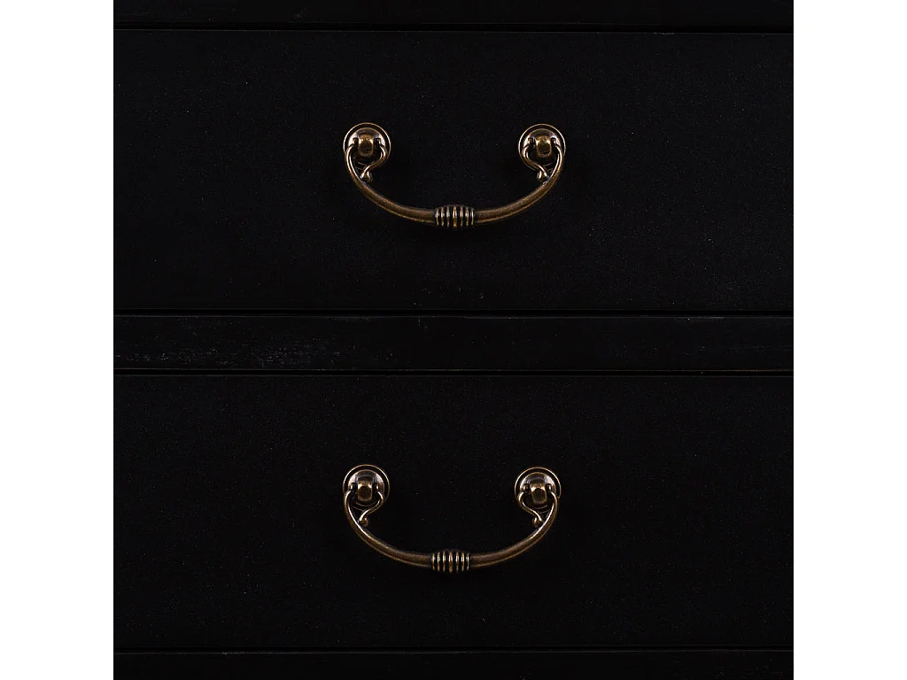 Armario de madera negro 70x40x135