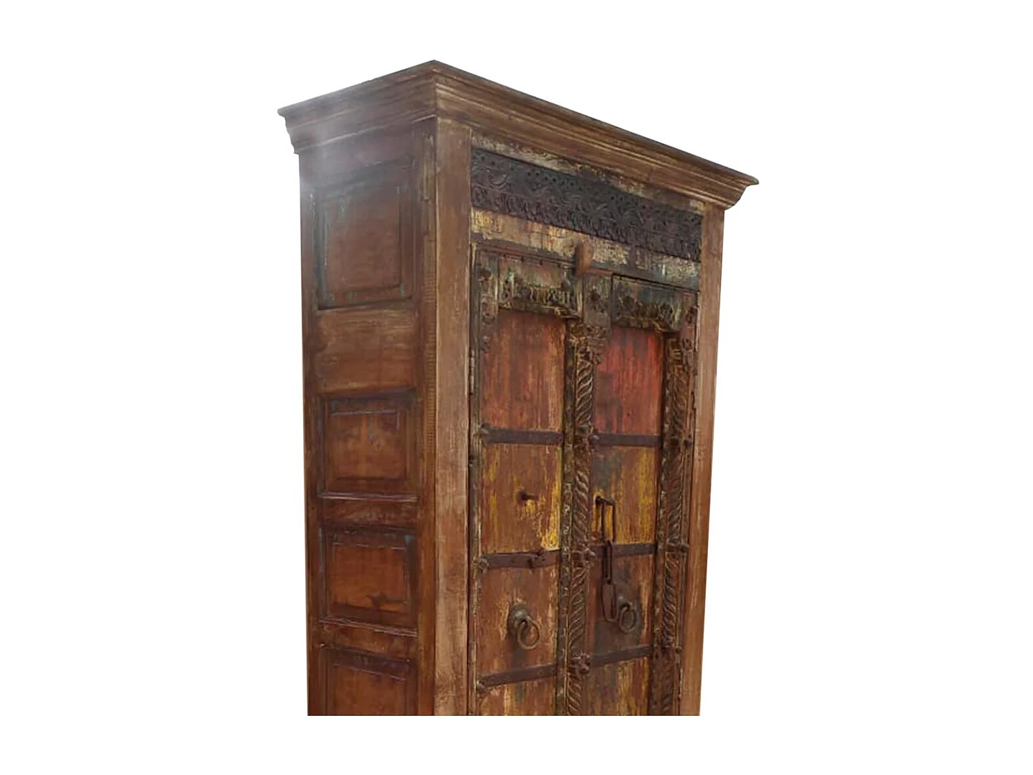 Armário de madeira marrom 105x45x225h cm