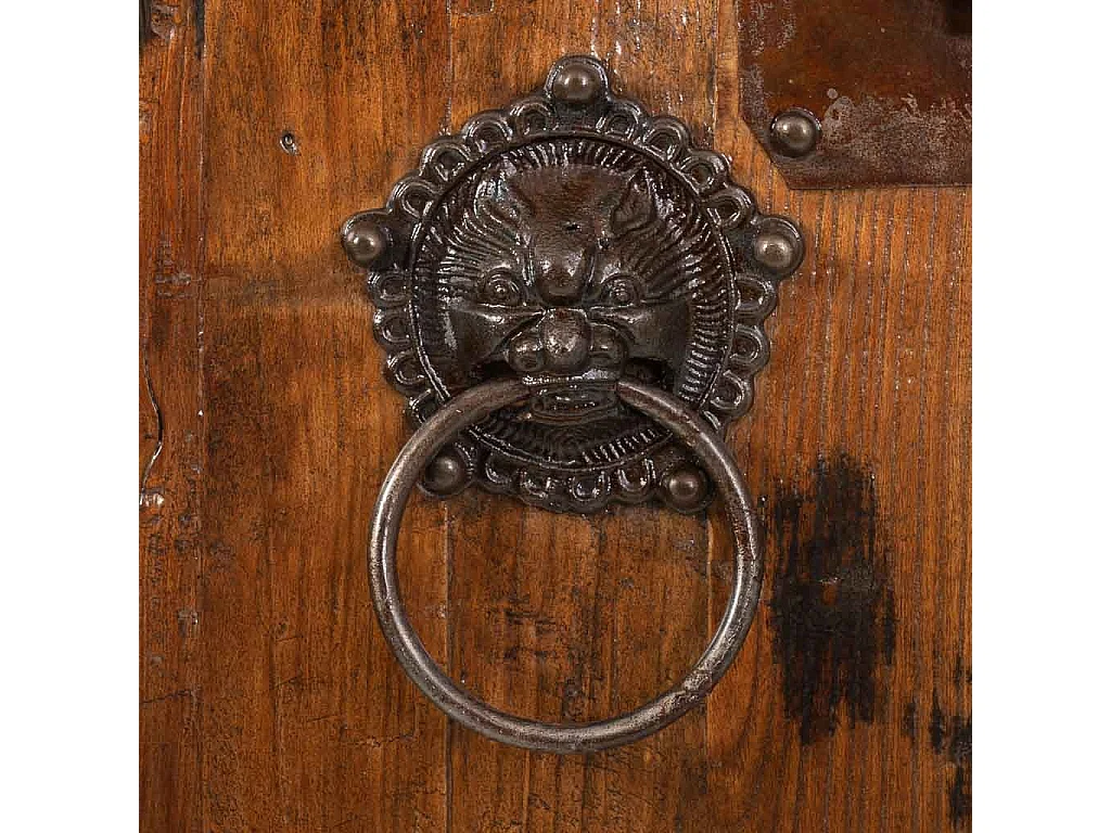 Armario de madera marrón 100x45x180