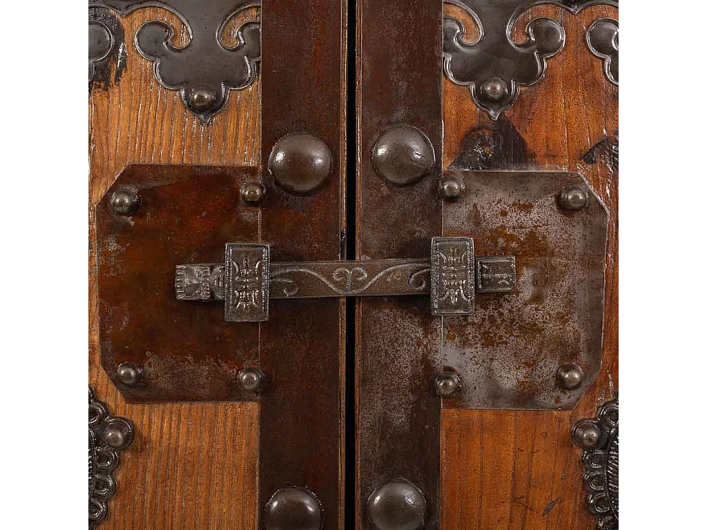 Armario de madera marrón 100x45x180