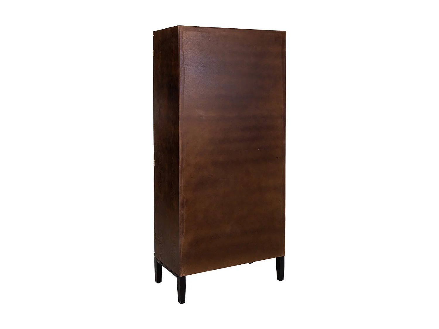 Brauner Holzschrank 86x41x180h cm
