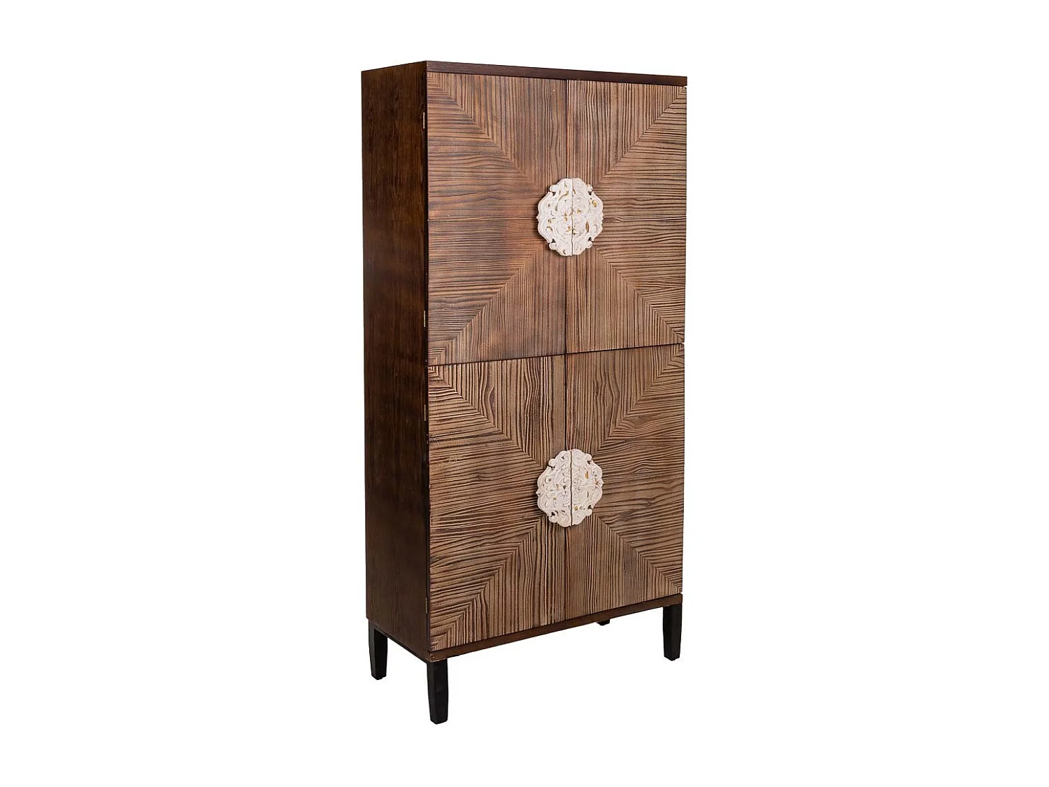 Armario de madera marrón 86x41x180