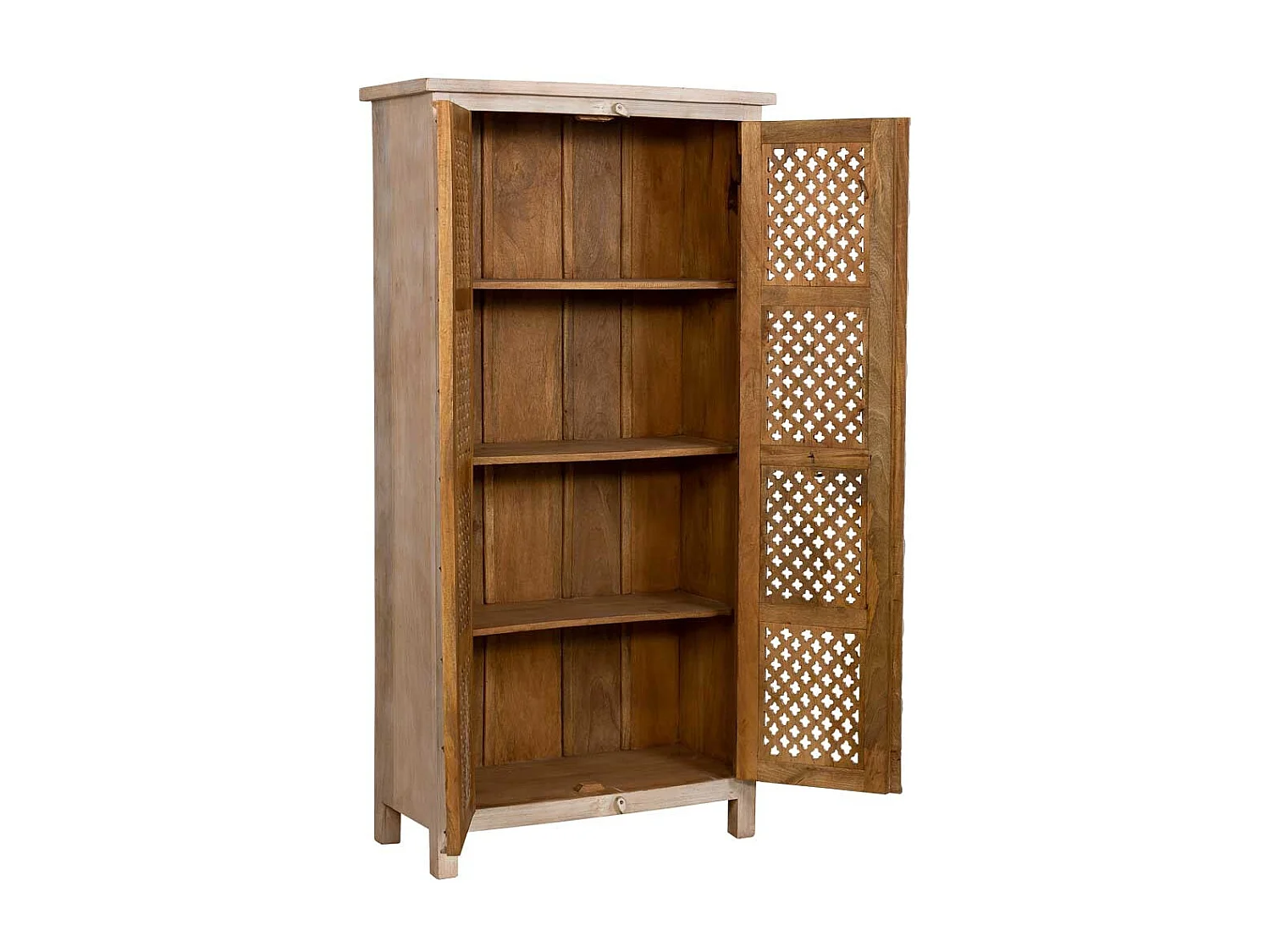 Armoire en bois marron 90x40x180h