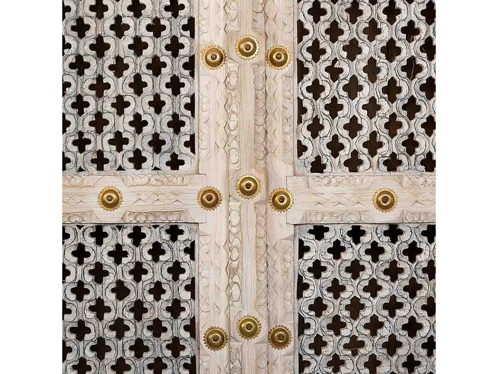 Armoire en bois marron 90x40x180h