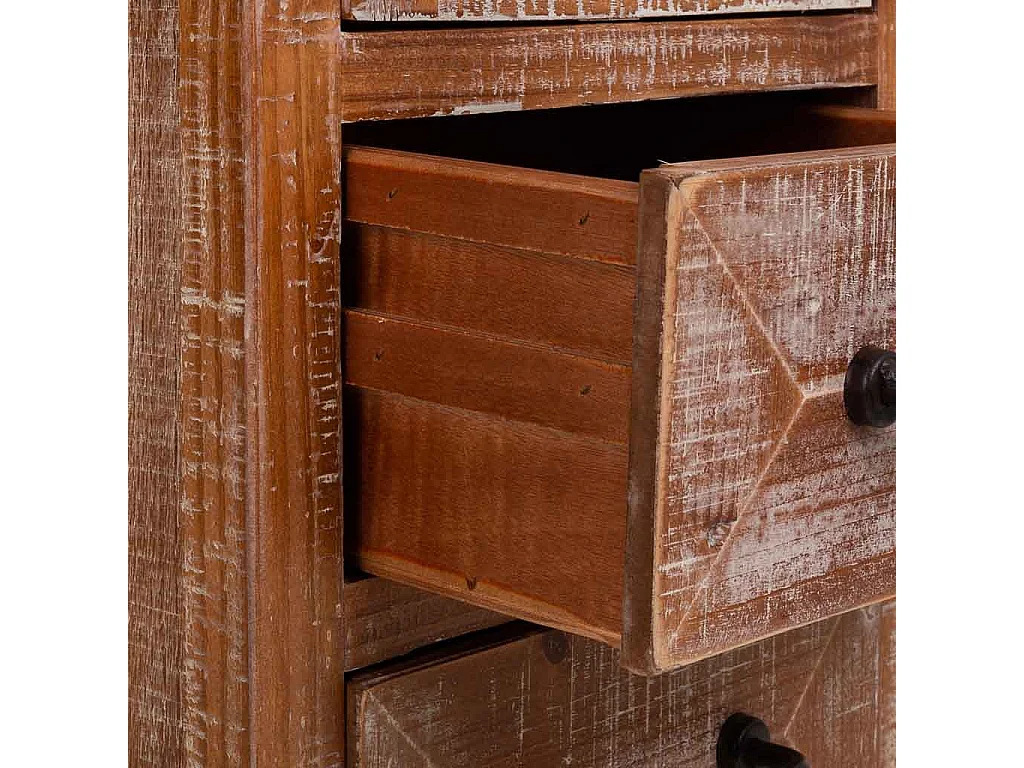 Armário de madeira marrom 38x31x97