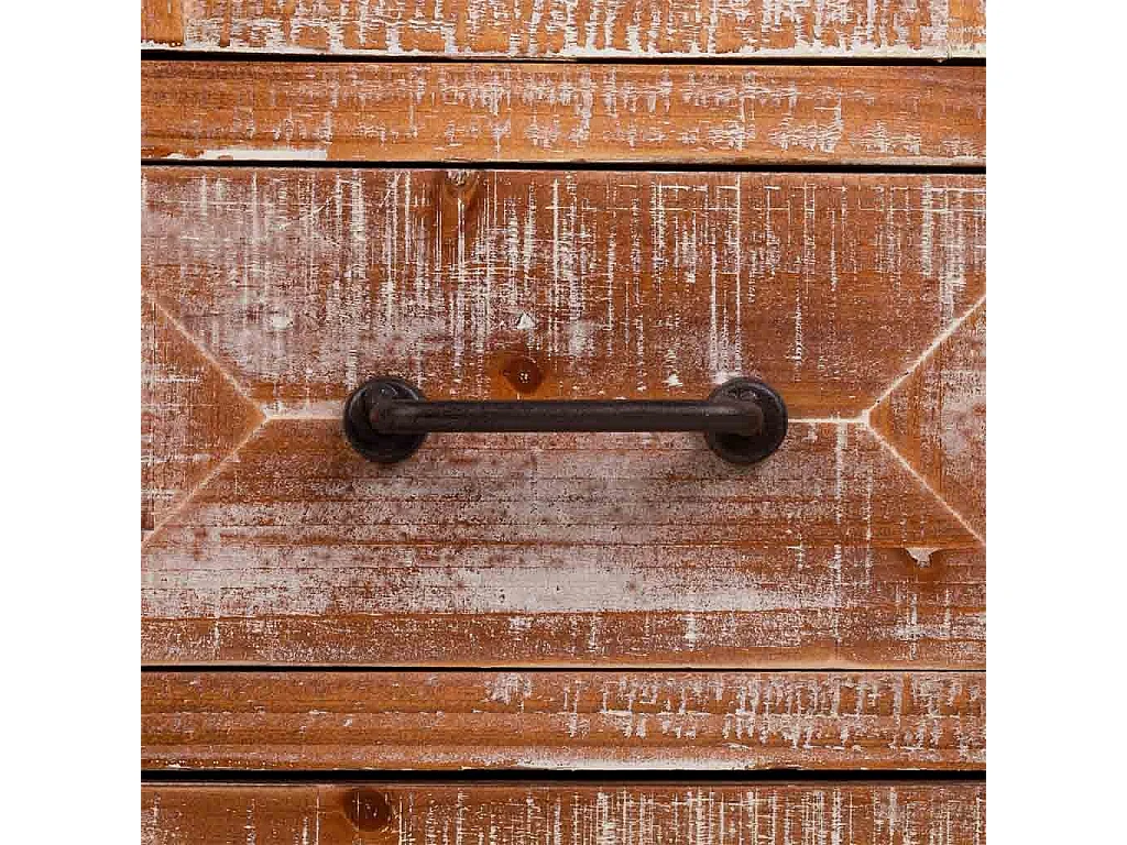 Armário de madeira marrom 38x31x97