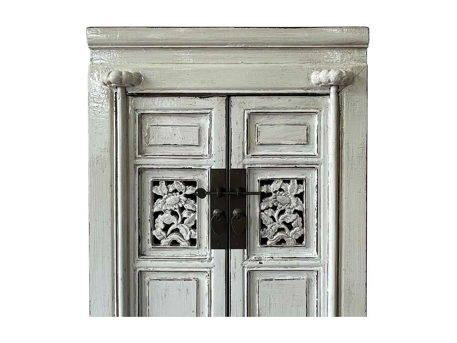 Armário para vinho em madeira branca 55x45x170