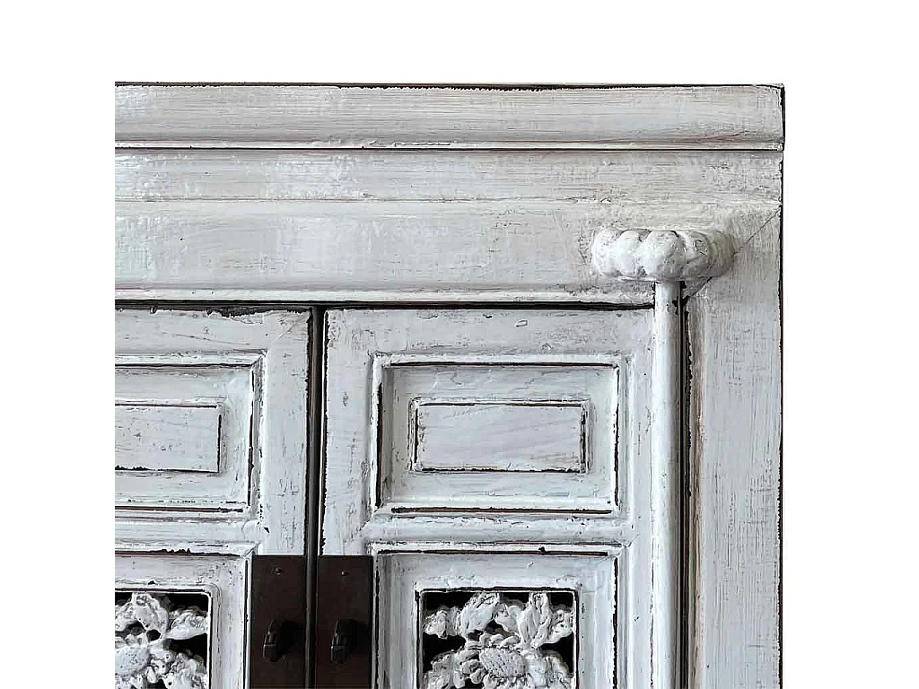 Armário para vinho em madeira branca 55x45x170