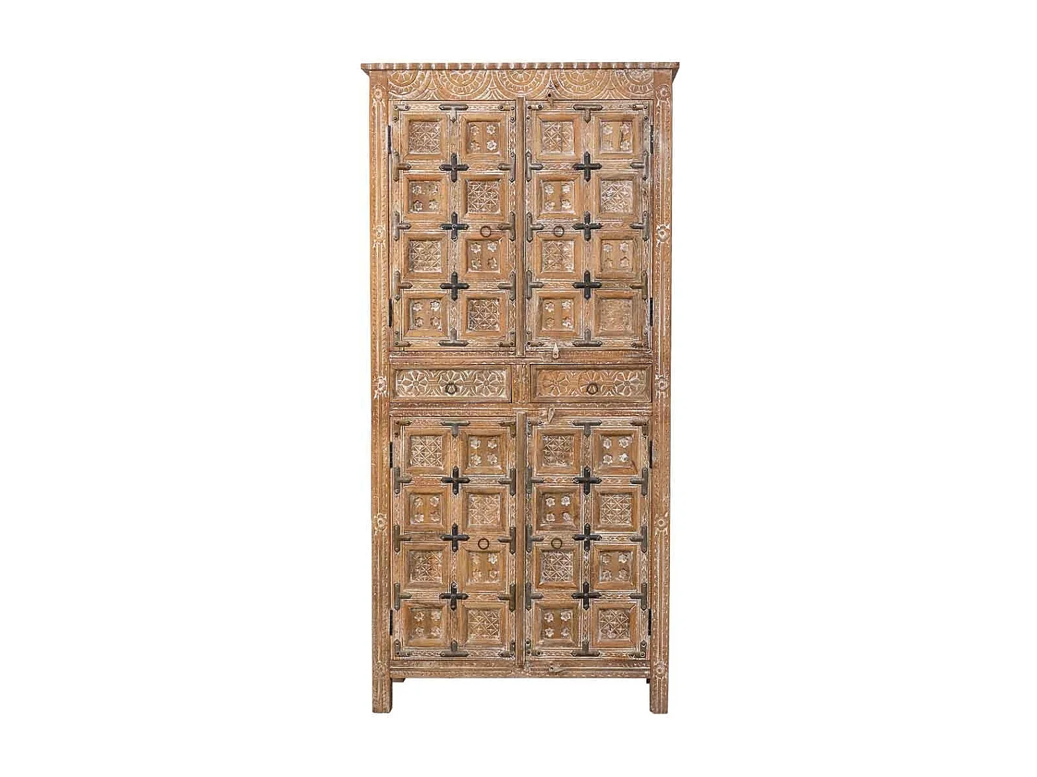 Armoire en bois marron 93x45x192h