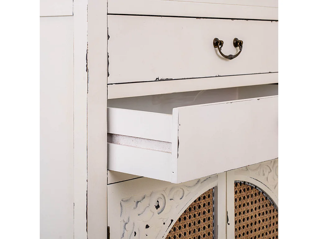 Armario de madera blanco 70x40x135