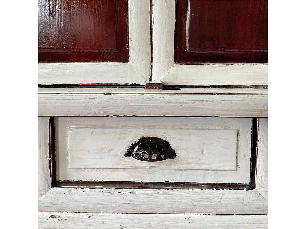 Armoire en bois blanc 96x42x175h