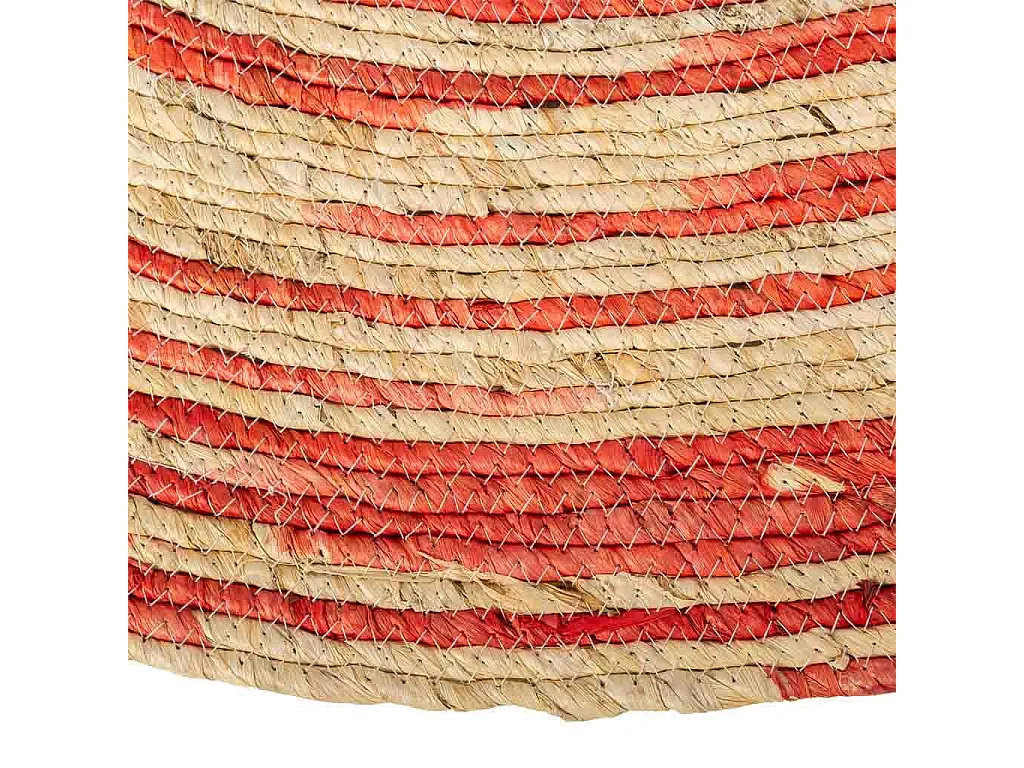 Tappeto rotondo in juta marrone d120x1h