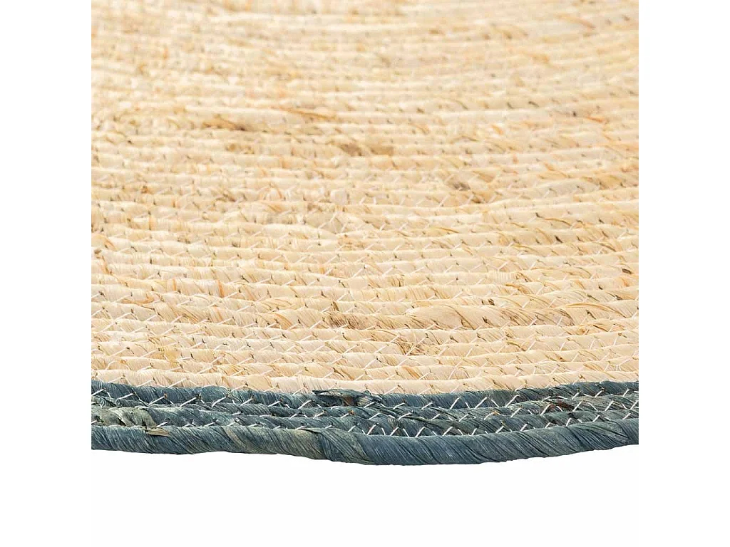 Tapete redondo de juta marrom d120x1