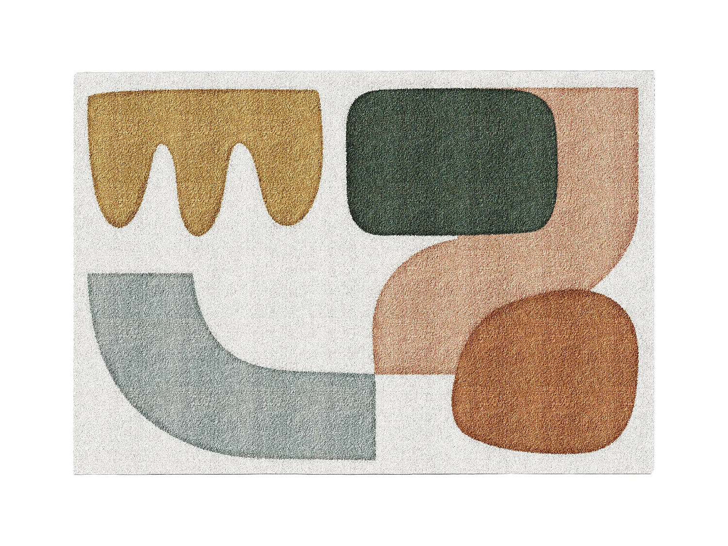 Tappeto di design con motivi astratti 160 x 230 cm Multicolore - GRADILA