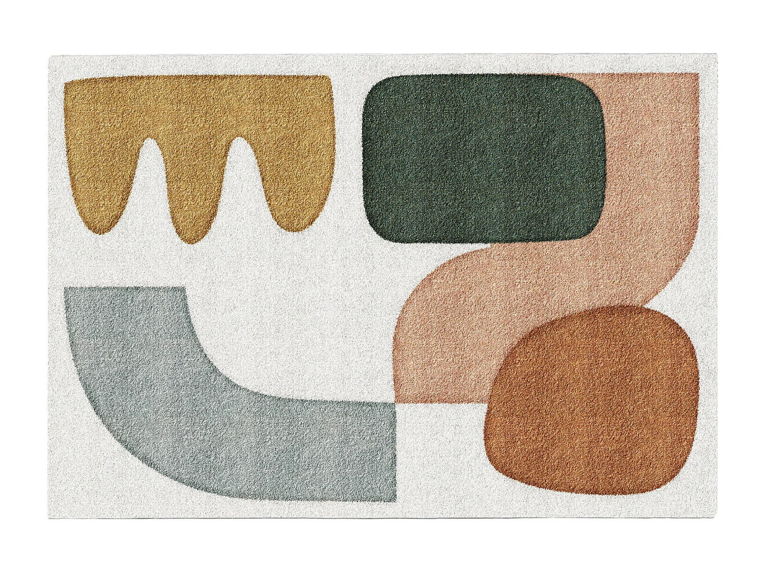 Tappeto di design con motivi astratti 160 x 230 cm Multicolore - GRADILA