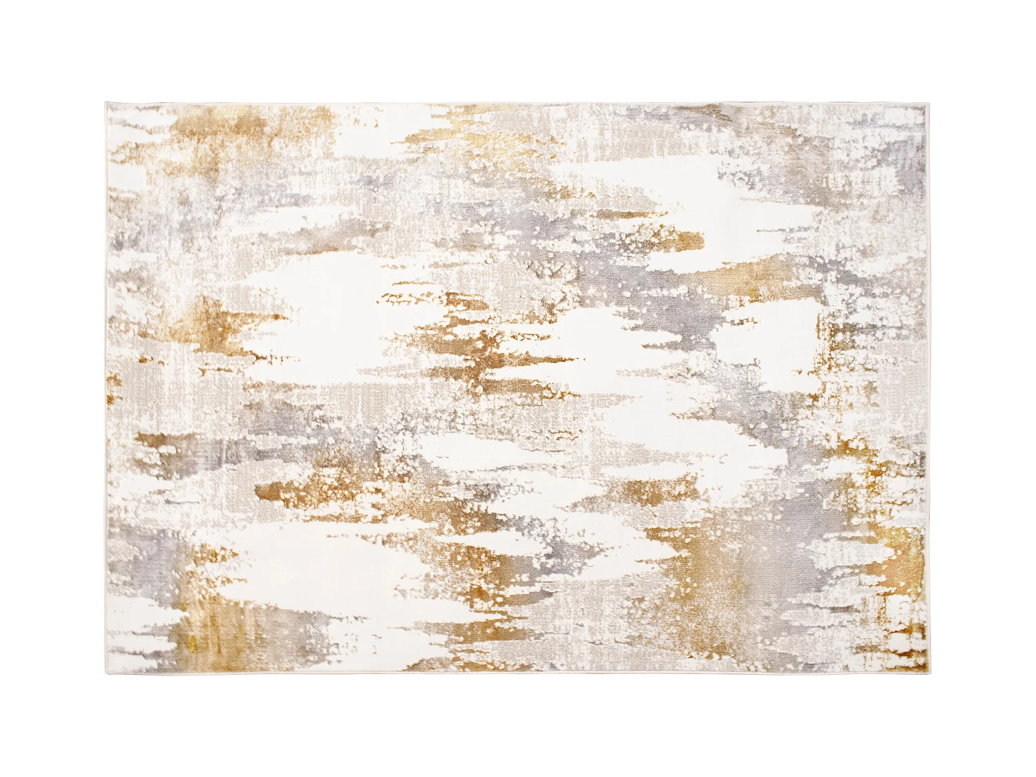 Tappeto 160 x 230 cm Tortora, Marrone e Bianco Stile vintage - PALERIO