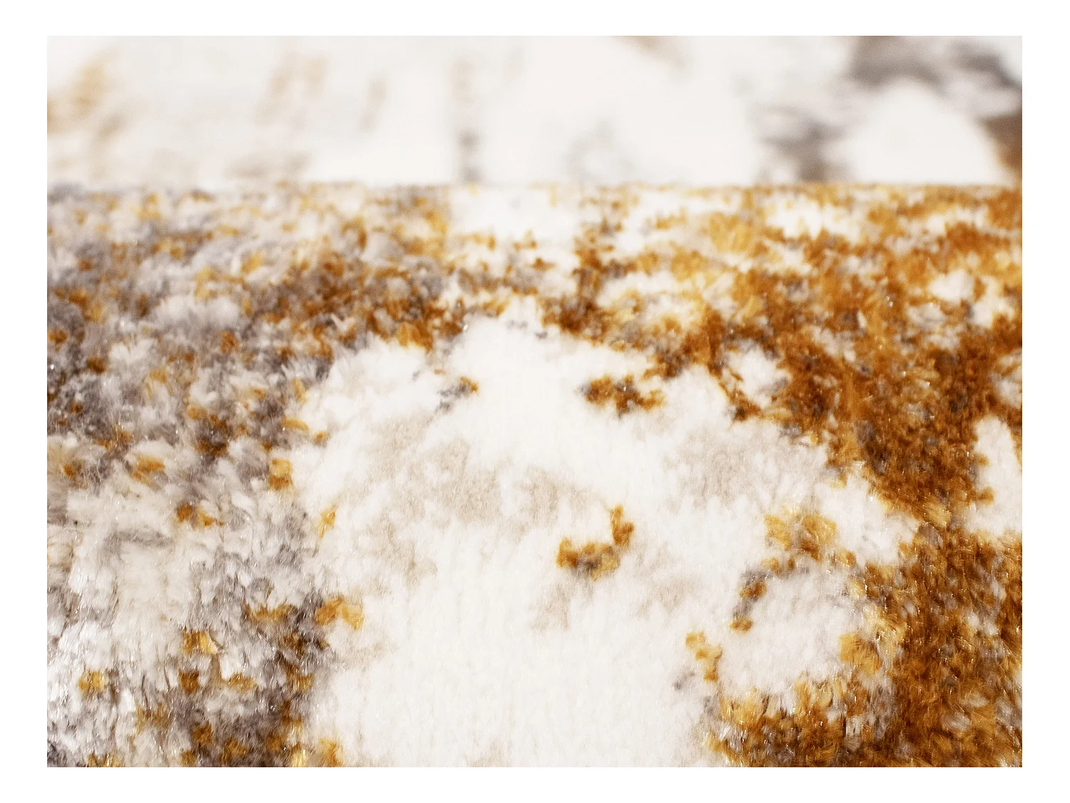 Tappeto 160 x 230 cm Tortora, Marrone e Bianco Stile vintage - PALERIO