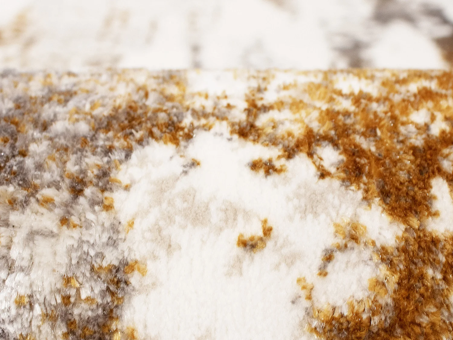 Vloerkleed in vintage stijl - 160 x 230 cm - Taupe, donkerbruin en wit - PALERIO