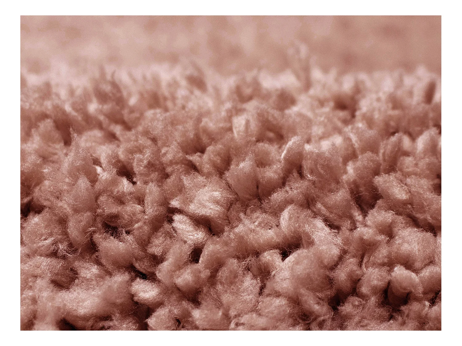 Shaggy tapijt met abstracte motieven - 160 x 230 cm - Crèmewit en bruin - RUMINIA