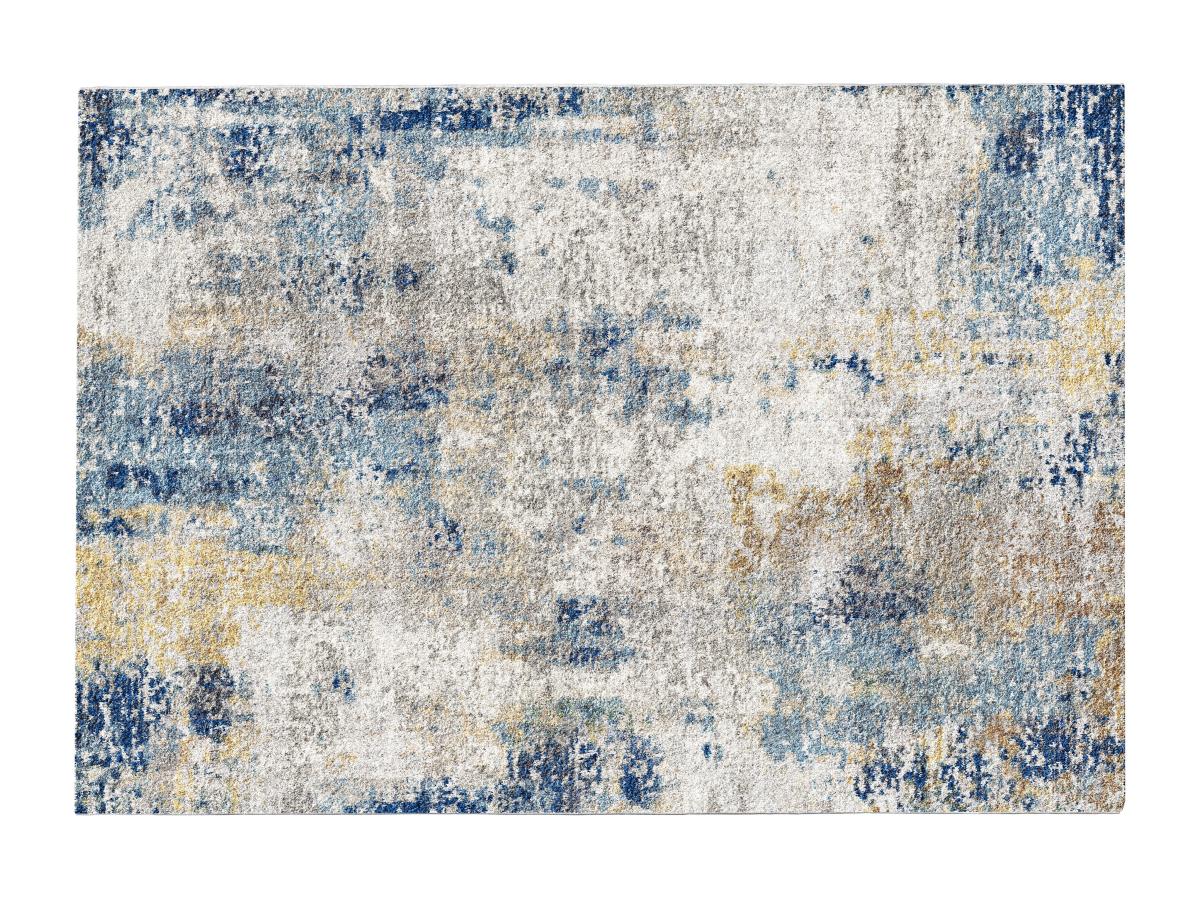 Teppich im Vintage-Stil - 160 x 230 cm - Blau, Gelb & Beige - PIRITRI günstig online kaufen