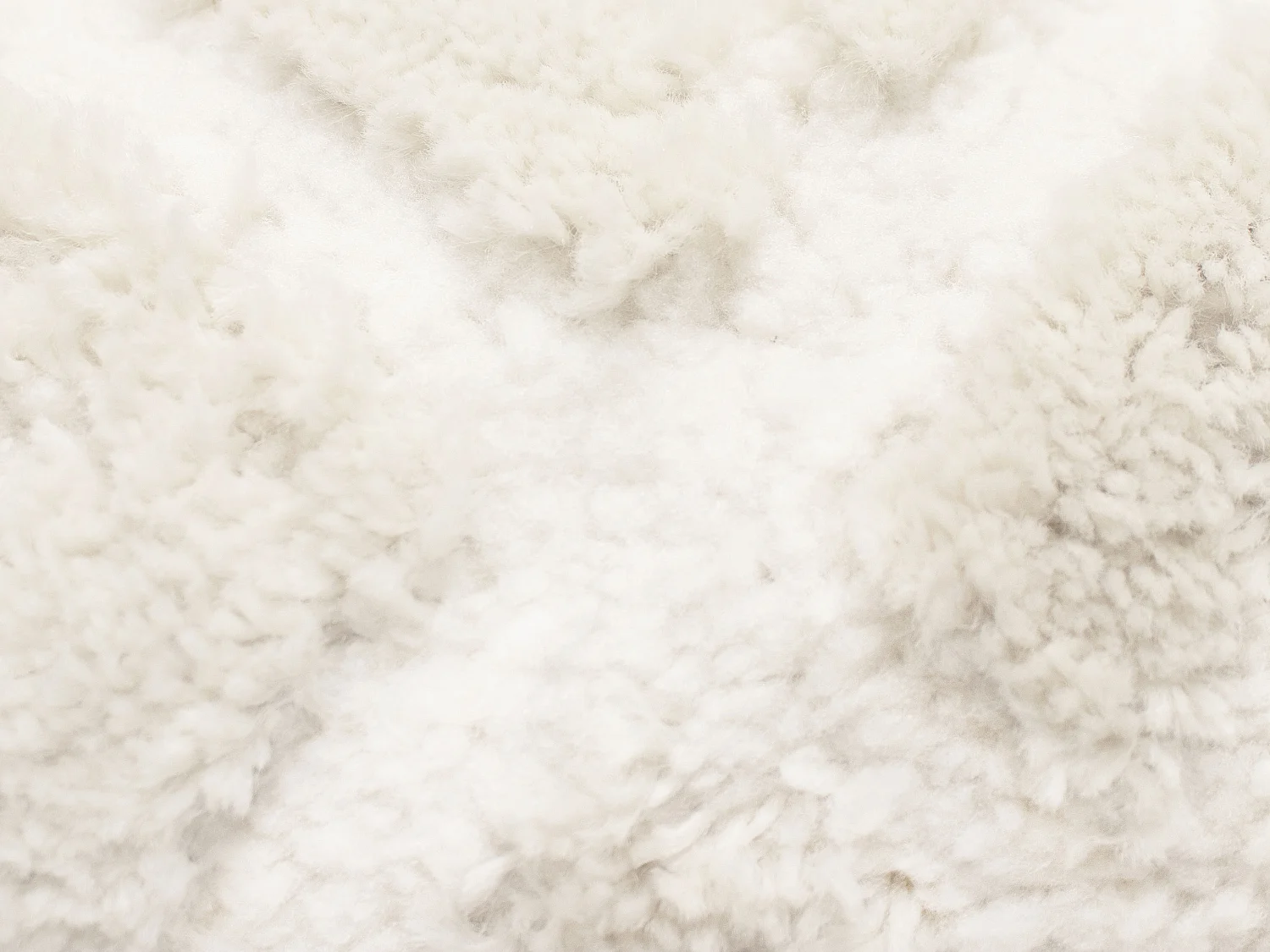 Dywan shaggy z wypukłymi pasami - 160 x 230 cm - Biały i kremowy - MERELINE