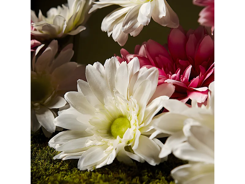 Tige de Gerbera - Blanc / 59 cm