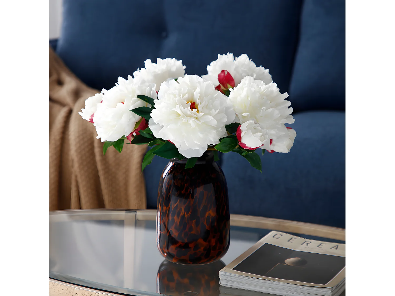 Tige de Pivoine - Rose