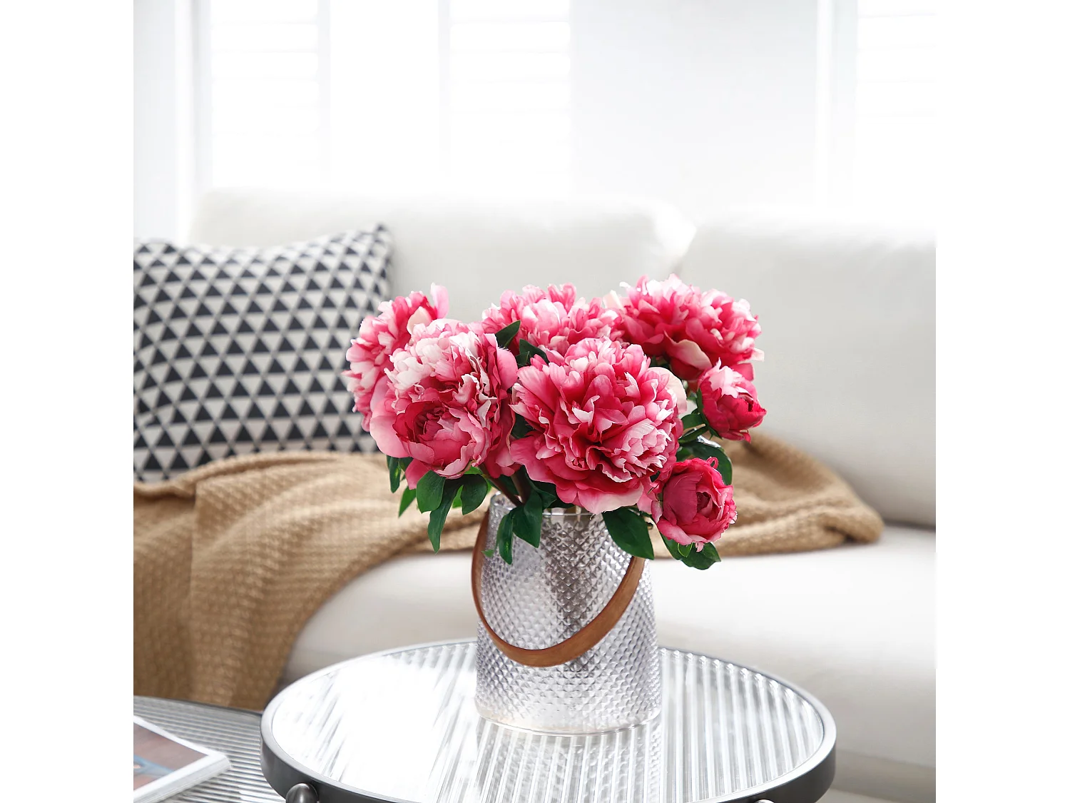 Tige de Pivoine - Rose