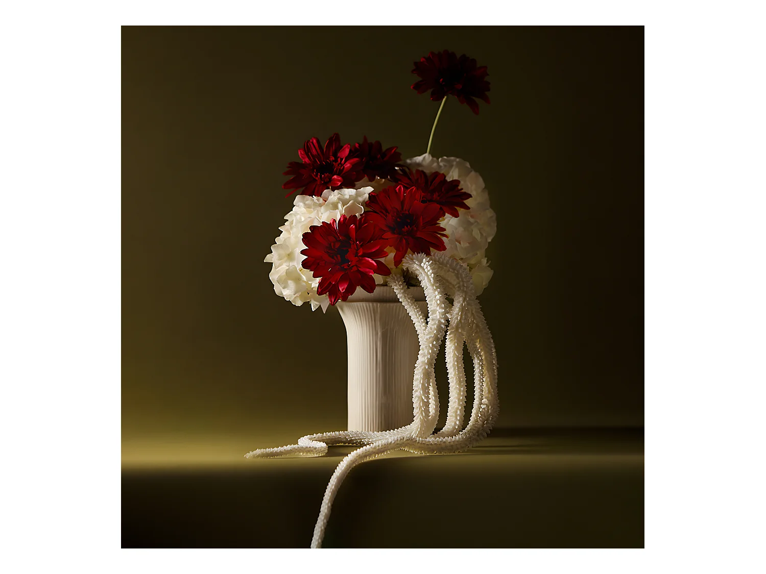 Tige de Gerbera - Rouge / 59 cm